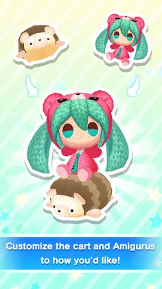 Hatsune Miku Amiguru Train - Screenshot 4