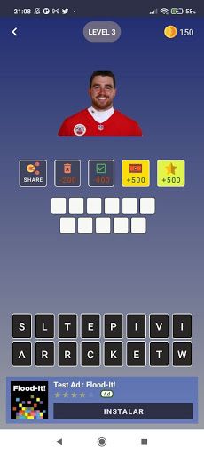 NFL Quiz - Guess the NFL playe - Screenshot 1