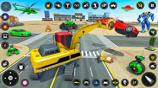 Monster Crane robot Car Games - Screenshot 1