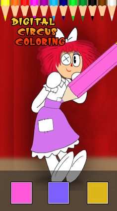 Digital Circus Coloring - Screenshot 3