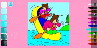 Coloring Bear Kids - Screenshot 1