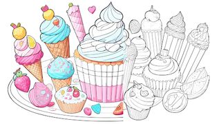 Kawaii Sweet Treat Color ASMR - Screenshot 1