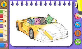 Cute Cat Coloring Pages - Screenshot 1