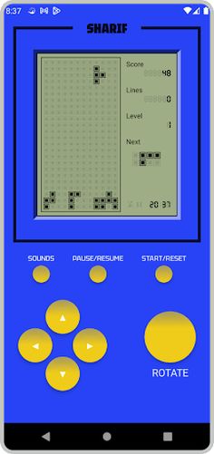 Tetris Game - Screenshot 2