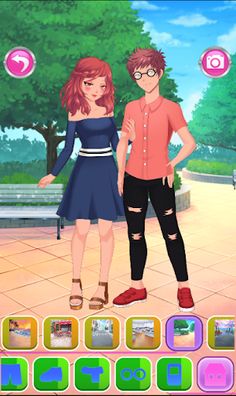 high school couple dress up - Screenshot 1