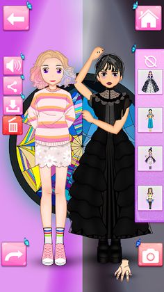 Princess Fashion Doll Dress up - Screenshot 1