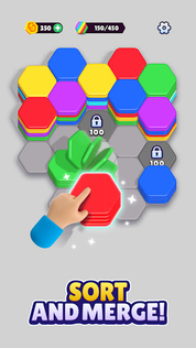 Hexa Sort - Screenshot 2