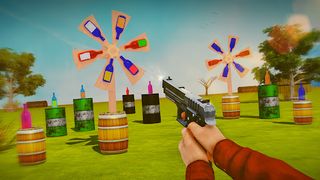 Bottle Shooting Gun Games - Screenshot 1