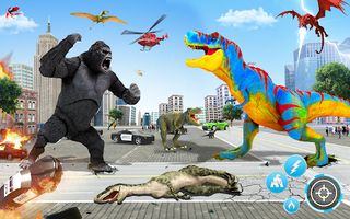 Dino Vs Gorilla Rampage - Screenshot 3