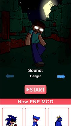 FNF Herobrine Mod Test - Screenshot 1