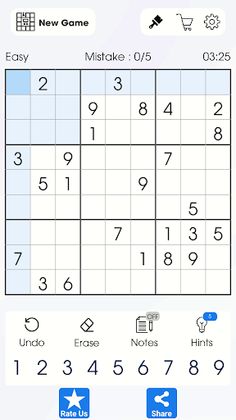 Sudoku Fan - Screenshot 1