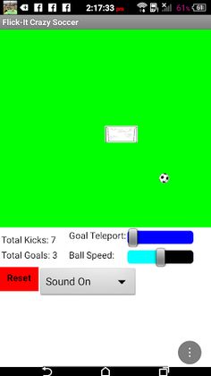 Flick Space Soccer - Screenshot 3