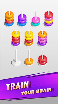 Hoop Sort - Color Stack Puzzle - Screenshot 4