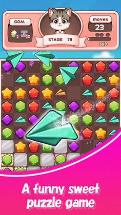 Rainbow Candy Bomb: Match 3 - Screenshot 1