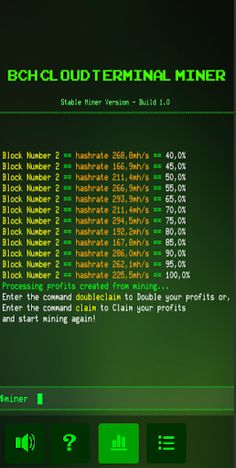 BCH TERMINAL CLOUD MINER - Screenshot 2