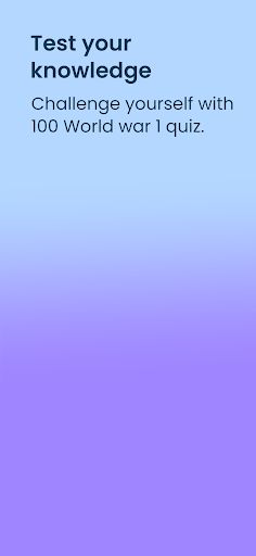 World war 1 Quiz - Screenshot 1