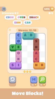 Word Blocks Puzzle - Screenshot 1