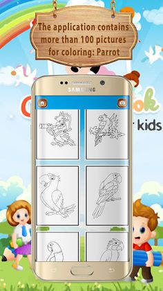 Parrot Coloring Book - Screenshot 4