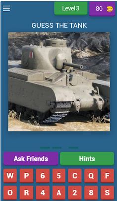 Tank trivia questions - Screenshot 1