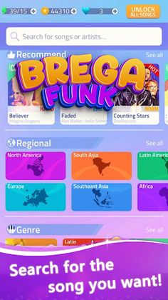 Brega Funk Piano Tiles - Screenshot 1