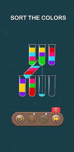 Water Color Sort Woody Puzzle - Screenshot 2