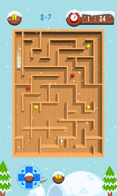 Maze & Snow Ball - Screenshot 2