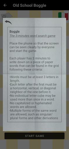 Old School Boggle - Screenshot 3