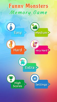 Funny Monsters Memory Game - Screenshot 1