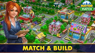 Mayor Match building & match-3 - Screenshot 1