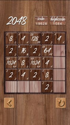 2048 wooden - Screenshot 4