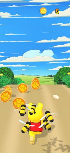Winnie the bear. Honey Run. - Screenshot 2