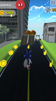 Blue Hedgehog Dash Runner - Screenshot 1