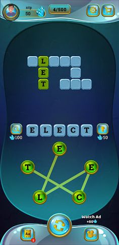 Word Hunter - Crossword Puzzle - Screenshot 1