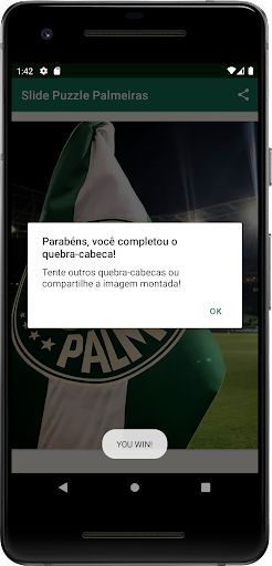 Slide Puzzle Palmeiras - Screenshot 2