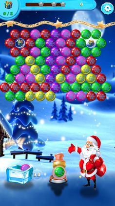 Santa Christmas Bubble Shooter - Screenshot 3