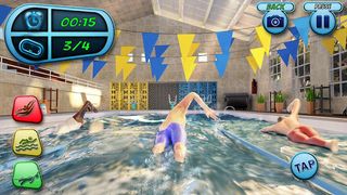 Swimming Pool Water Race Game - Screenshot 2