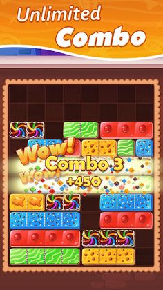 Feed Fat Cat: slide Block puzz - Screenshot 3