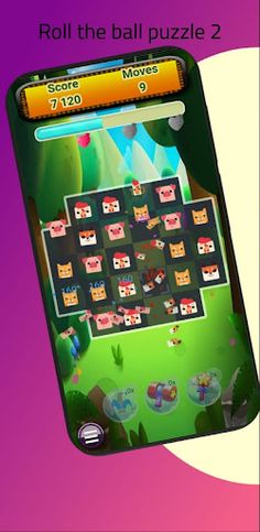 Roll the ball game puzzle 2 - Screenshot 3