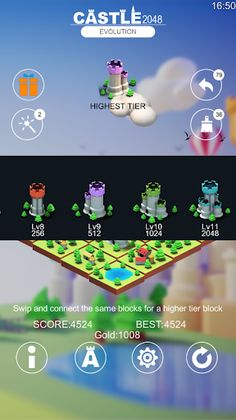 Castle 2048: Evolution - Screenshot 1