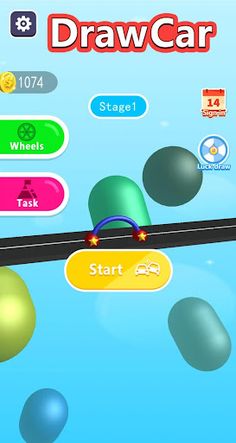 Scribble Draw Car Race - Screenshot 2