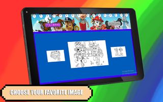 Dog Patrol Coloring Game - Screenshot 1