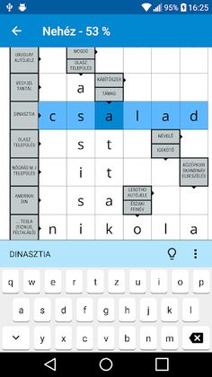RejtvényApp - Keresztrejtvény, - Screenshot 2