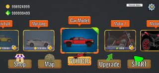 Hill Climbing Race With Zombie - Screenshot 1