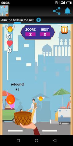 Aim the balls in the net - Screenshot 3