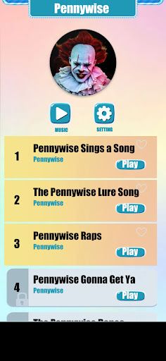 Pennywise Music Tiles Game - Screenshot 1