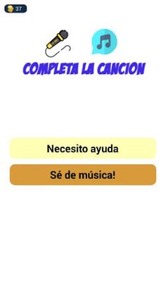 Completa la canción - Screenshot 1