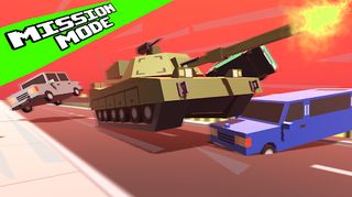 Crazy Road: Tank Rampage - Screenshot 1