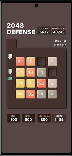2048 Defense - Screenshot 2