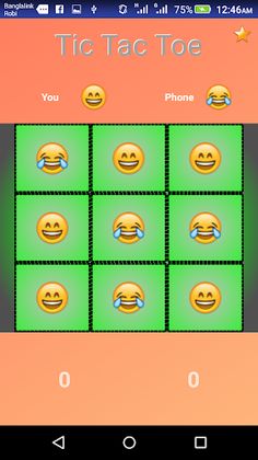 Smiley Tic Tac Toe - Screenshot 1
