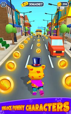 Tricky Cat Chase: Endless Run - Screenshot 1